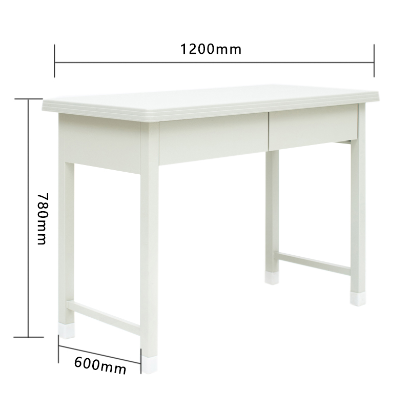 凤凰泾钢制大二抽学习桌办公桌[工厂现做 7天内发货]高清大图