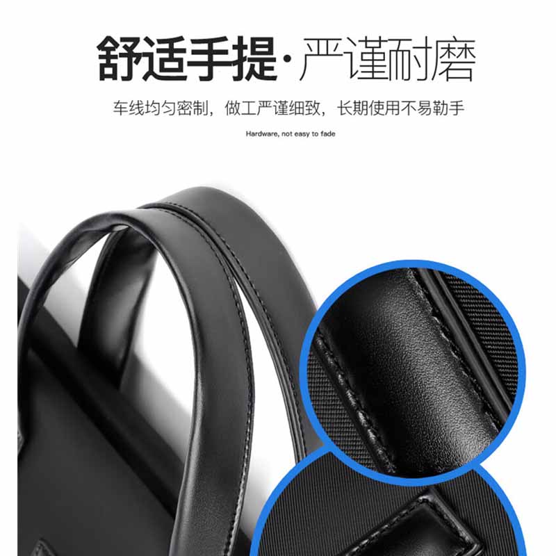 拓栢 手提公文包A4文件包14寸笔记本电脑包 37*6*28cm/个高清大图