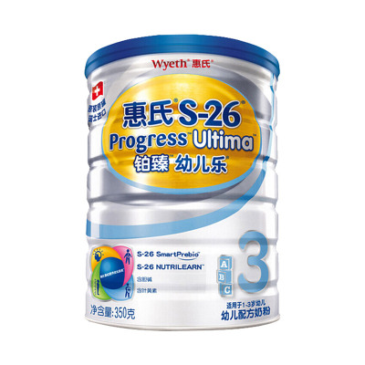 [赠品]惠氏铂臻幼儿配方奶粉3段350g克罐装