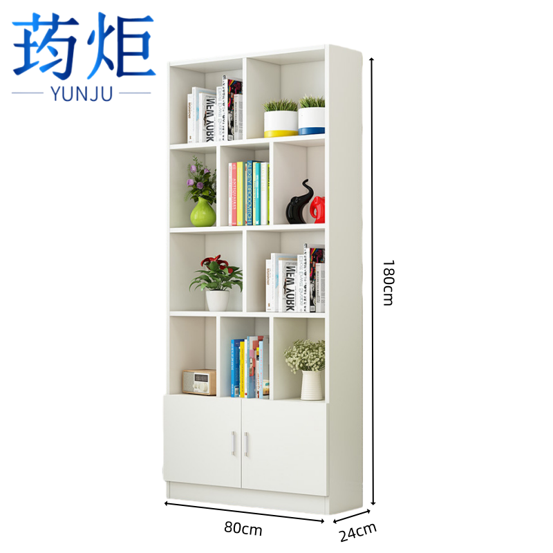 荺炬书架 白色80cm 个