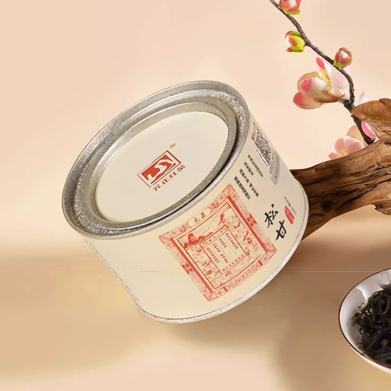 [元正]松甘 特级正宗武夷山小种红茶自饮茶票系列口粮茶罐装送礼 6罐 1罐/50g高清大图