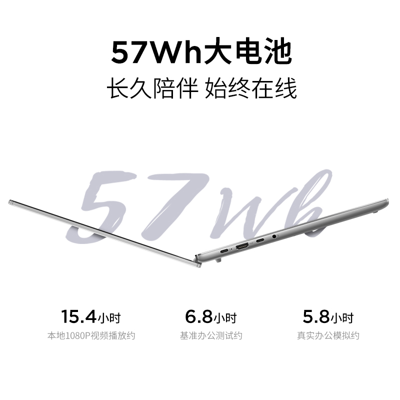 联想笔记本电脑小新15超薄本 高性能标压英特尔酷睿i5 15.3英寸轻薄本 16G 512G 高色域护眼屏 烟霞紫