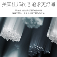 舒客(Saky)牙刷头 G22系列2支装适配E-清洁型通用白色