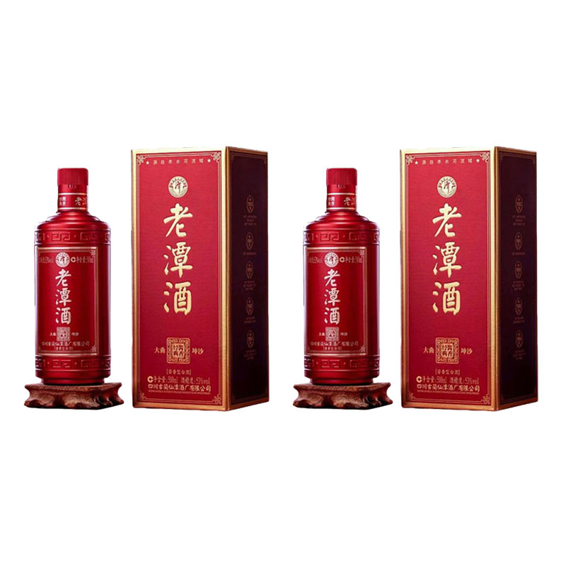 潭酒 老潭酒红标 53度 500ml*1瓶 酱香型白酒高清大图
