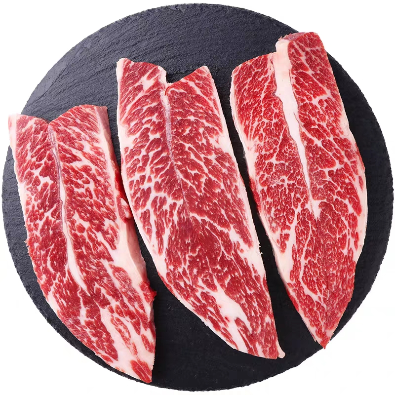 雪花牛小排1000g68片视频