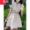 YIBUSHENG法式小香风可爱仙女束腰裙子女2024季新款茶歇甜美少女感连衣裙