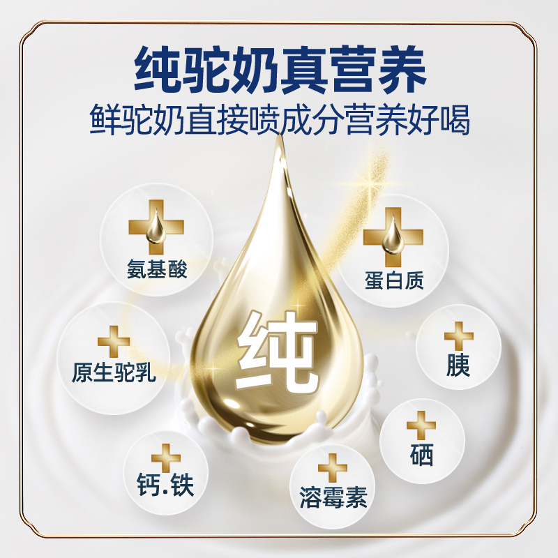[拍2罐赠2礼品]原始黄金纯骆驼奶粉新疆正宗纯驼奶粉新鲜儿童孕妇成人中老年全脂骆驼奶无蔗糖纯驼乳粉正品1罐装300g