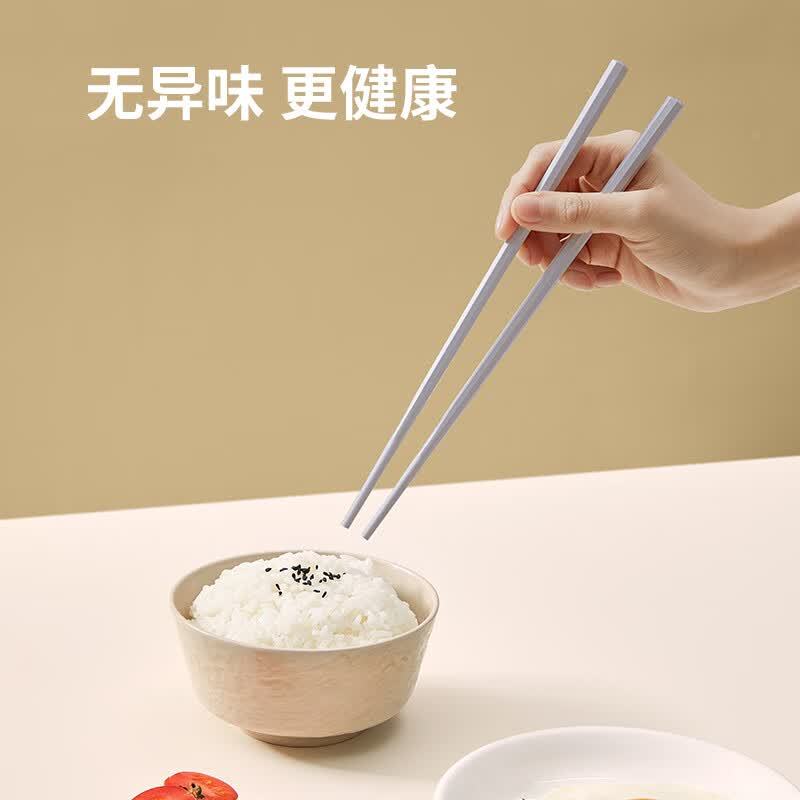 炊大皇 合金筷子马卡龙色10双装HJ05MKL高清大图