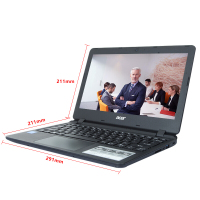 宏碁（acer）A311 11.6英寸迷你学生手提小超轻便携上网本 四核笔记本电脑（intel N4120 4G 128GB 集显 黑色）标配