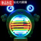 真智力儿童婴儿宝宝音乐魔法棒发光发声卡通小玩具0一6月一1岁抓握训练3 小青蛙旋转音乐棒[充电池套装]发光玩具