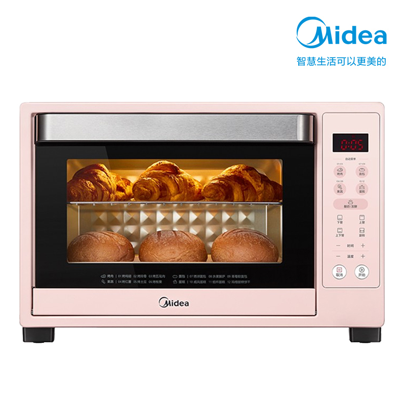 美的(Midea) 多功能烤箱上下四管独立控温 35L大容量 低温发酵家用烤箱