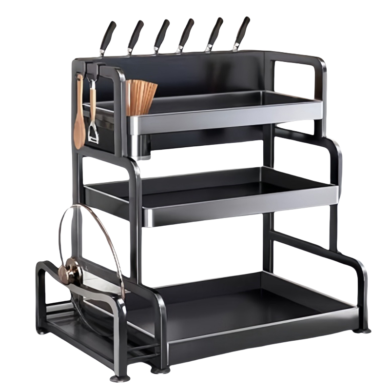 豫汉迎厨房多功能置物架三层个高清大图