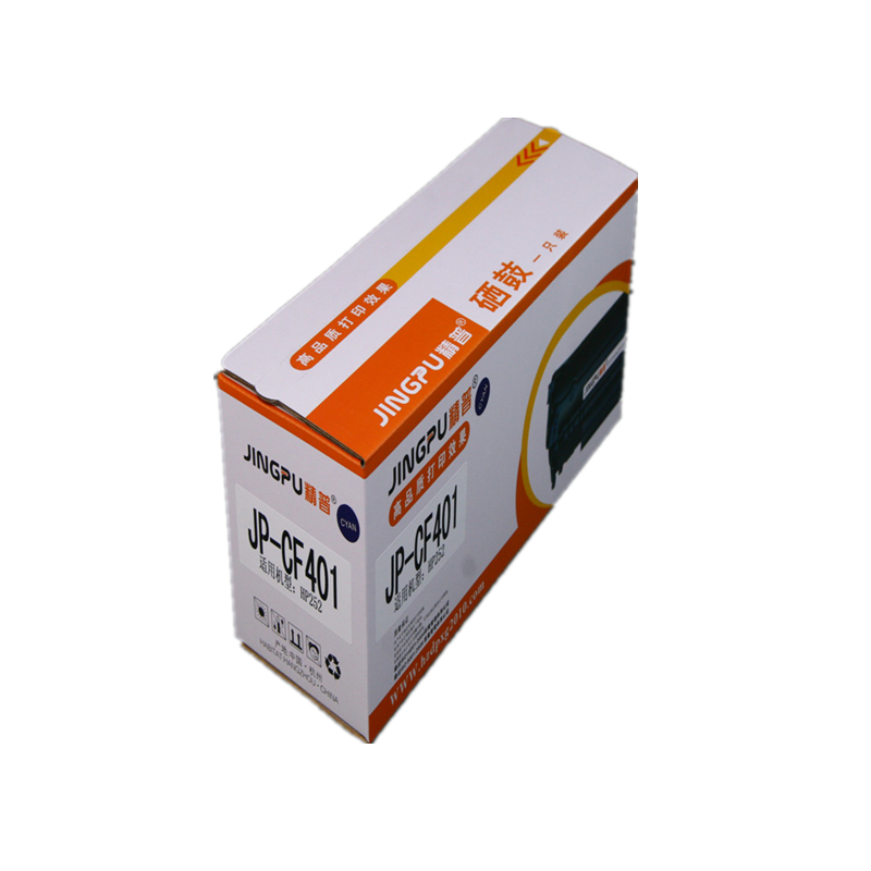 JP/精普HPCF400黑 CF401蓝 CF402黄 CF403红硒鼓高清大图