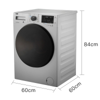 倍科(beko)BU-WCP 101452 PSI 10公斤变频滚筒洗衣机 全自动洗衣机 大容量(银色)