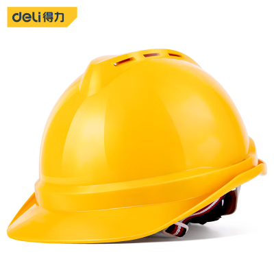 得力(deli) DL525001 ABS安全帽旋钮式(黄) 51-62cm