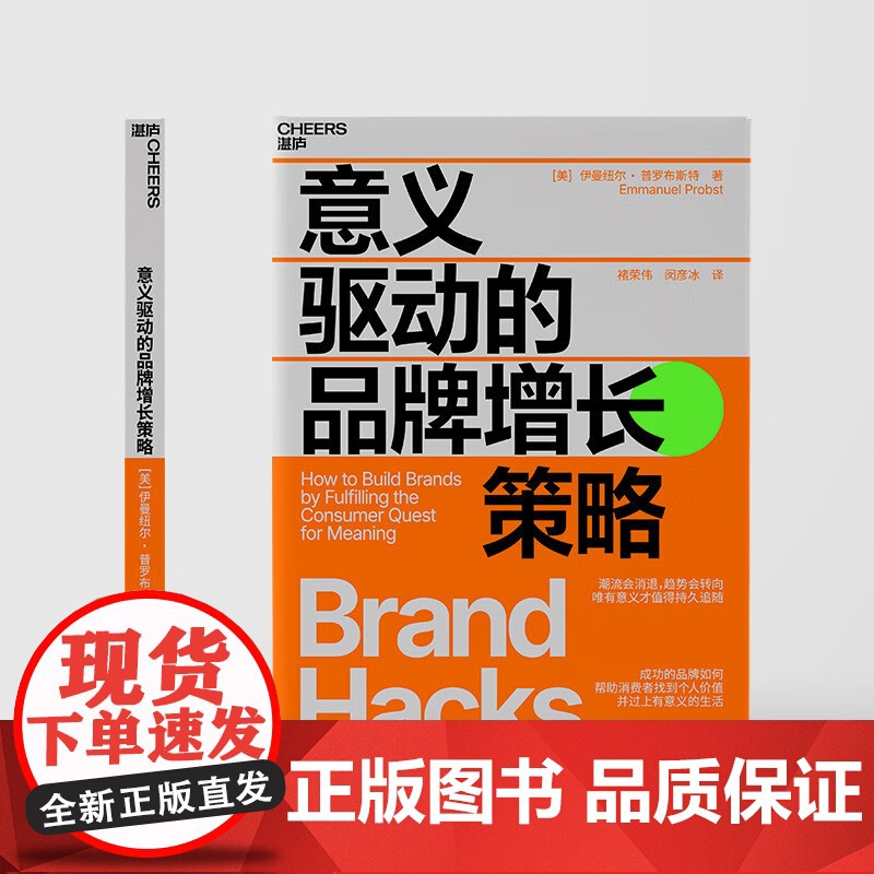 意义驱动的品牌增长策略 伊曼纽尔·普罗布斯特 著 营销策略高清大图