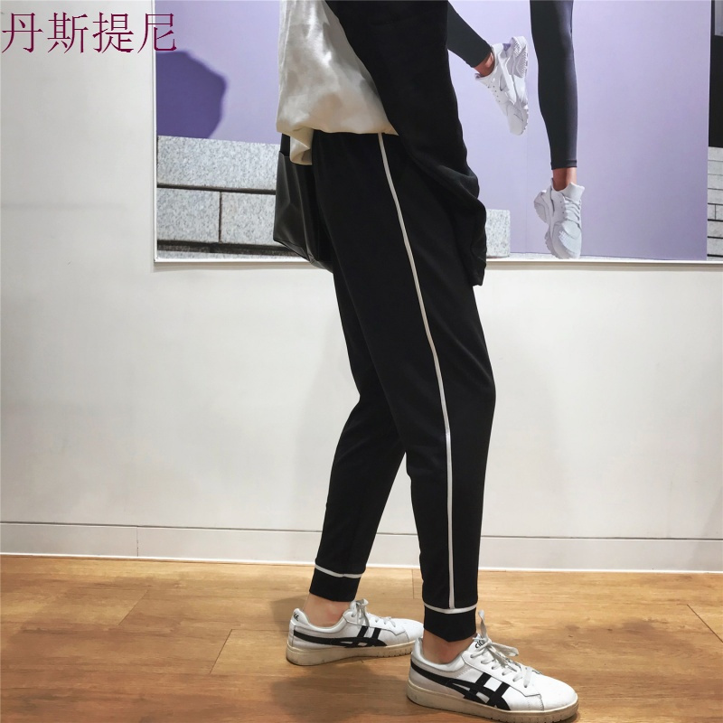 男士裤子韩版潮流休闲九分裤青少年学生宽松百搭港风新款哈伦裤