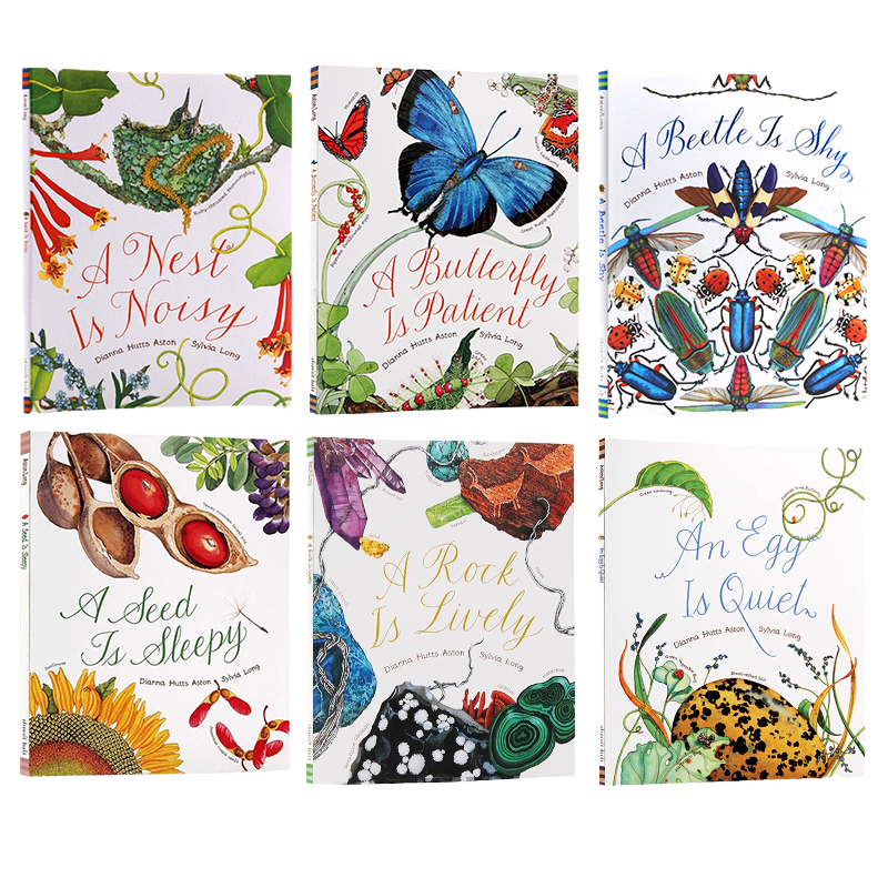 美丽成长生命科普绘本系列6册 [正版]美丽成长生命科普绘本系列6册英文原版绘本 A Seed Is Sleepy/A B高清大图