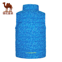 CAMEL/骆驼童装秋冬儿童纯色轻薄羽绒服短款中大童白鸭绒外套马甲棉袄
