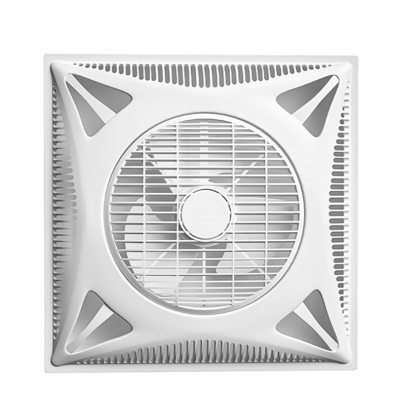 奥克斯吊顶大风扇嵌入式吸顶循环扇商用办公室天花电风扇 壁控嵌入式天花风扇特价款 600*600mm高清大图