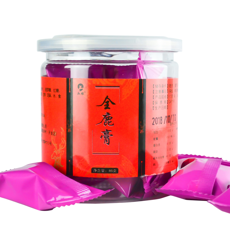 权禄quanlu 全鹿膏 长白山全鹿膏 罐装 80g 非鹿茸枝