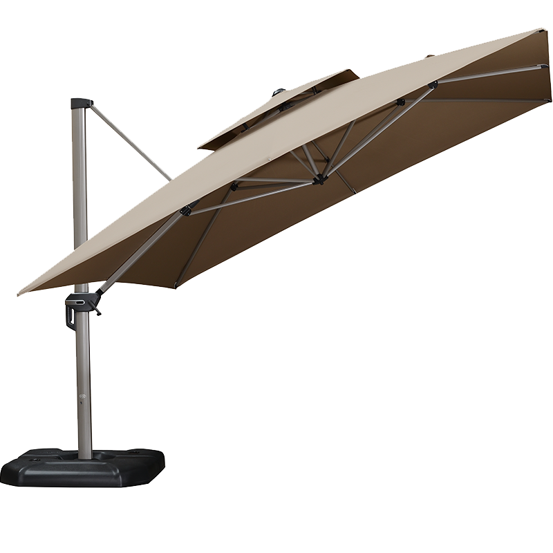 紫叶太阳伞户外庭院伞别墅花园室外罗马伞露台院子露天阳台遮阳伞高清大图