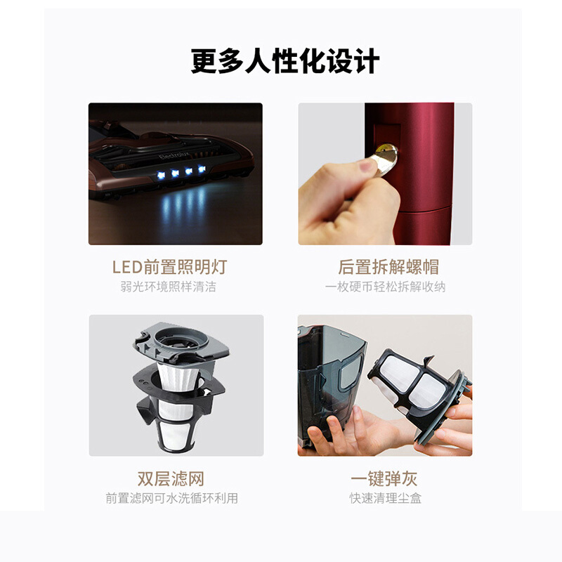 伊莱克斯(Electrolux)ZB3230PO吸尘器家用小型手持无线大吸力车用载宠物吸毛除螨机强力高清大图