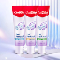 高露洁360玻尿酸牙膏护龈防蛀亮白清洁口腔家庭装-健康牙龈180g