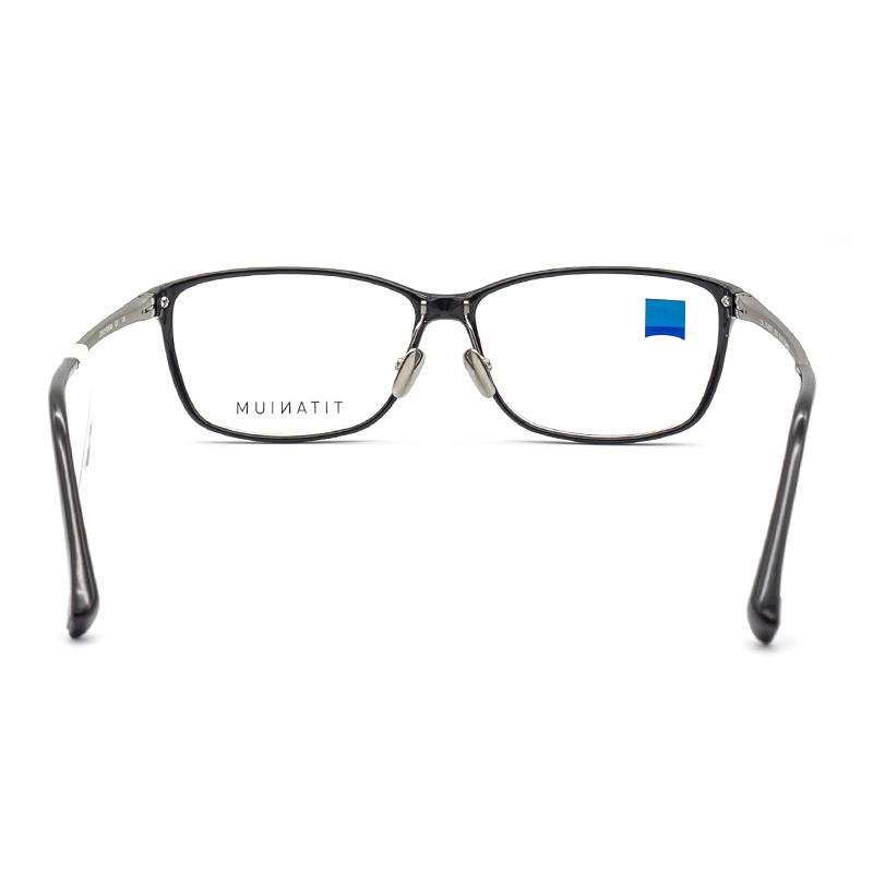 蔡司（ZEISS）光学近视眼镜架 男女款钛板材商务休闲眼镜框全框ZS-70011 55mm