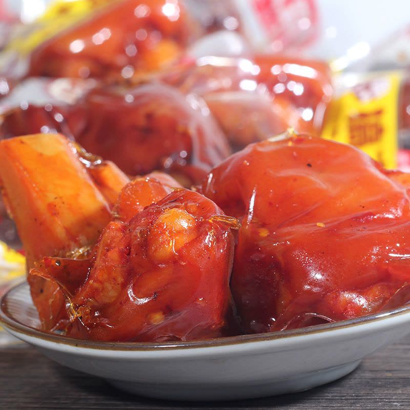 猪蹄子猪蹄熟食猪脚猪肉网红小零食卤味小吃熟食批发250g图片