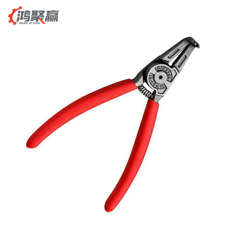 鸿聚赢 卡簧钳 7寸外弯 把高清大图