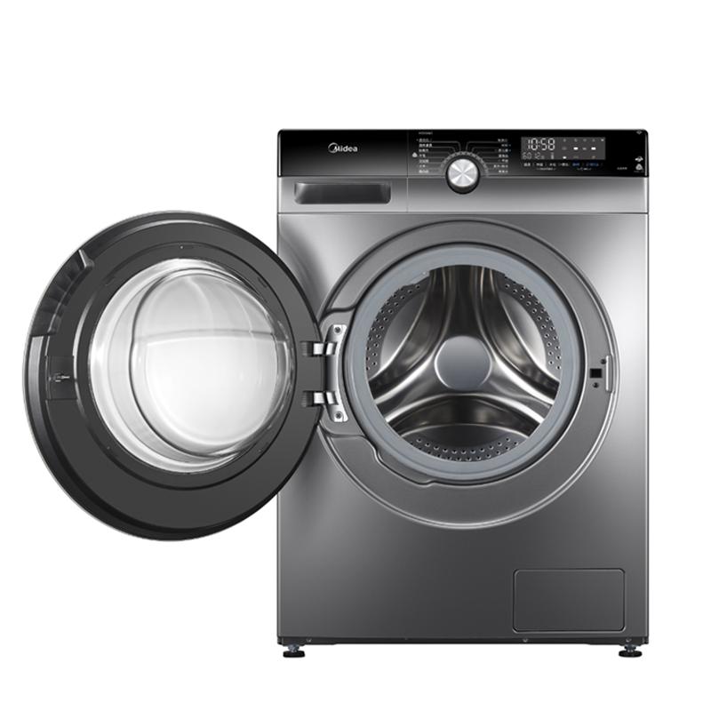 美的(Midea)MG100K1 全自动滚筒洗衣机 10公斤 家用变频 直驱电机 除菌蒸汽洗 不带烘干
