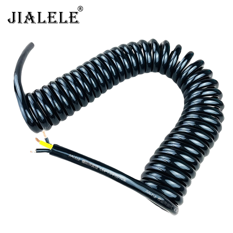 JIALELE 螺旋弹簧线 CE4*1.5平方 10米 副高清大图