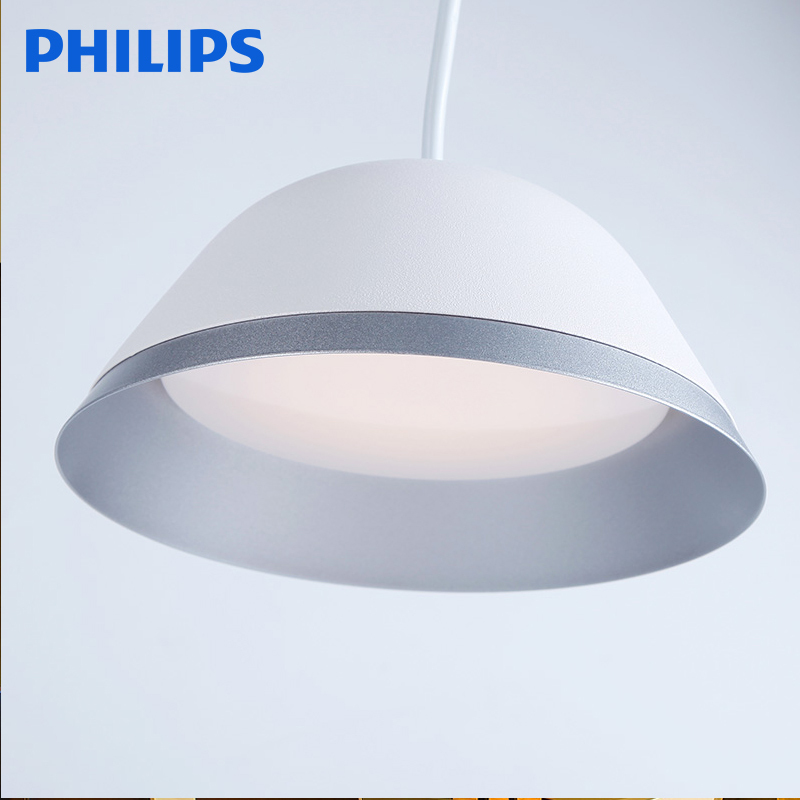 飞利浦(PHILIPS)LED吊灯 三头现代简约灯具餐厅卧室客厅 三档调光餐吊灯 Philips吊顶逸宁