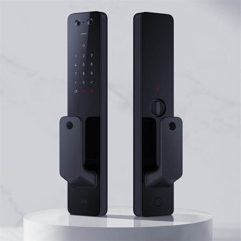 小米全自动智能门锁pro 摄像头指纹锁 猫眼可视 电子锁密码锁防盗门锁 单个价高清大图