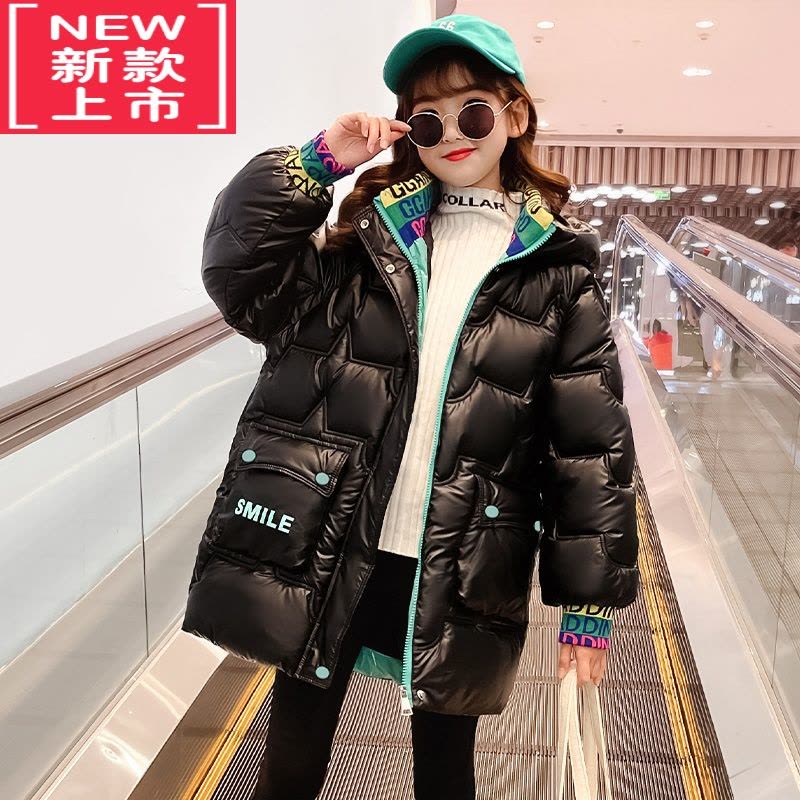 可莉允女童棉衣免洗外套冬装2022新款中大童加厚棉服女孩网红棉袄韩版潮图片