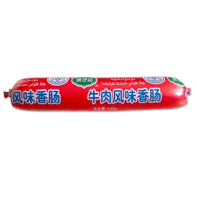 双汇清真牛肉风味香肠140g