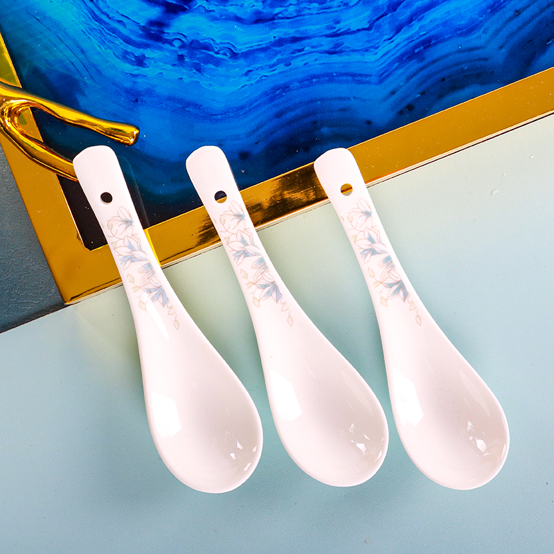 北国风光骨瓷50头餐具静静绽放TS-0050套高清大图