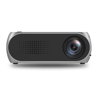 乐佳达YG320迷你微型便携投影仪家用支持高清1080p播放投影机家庭影院宿舍卧室小型投影放映机无屏电视