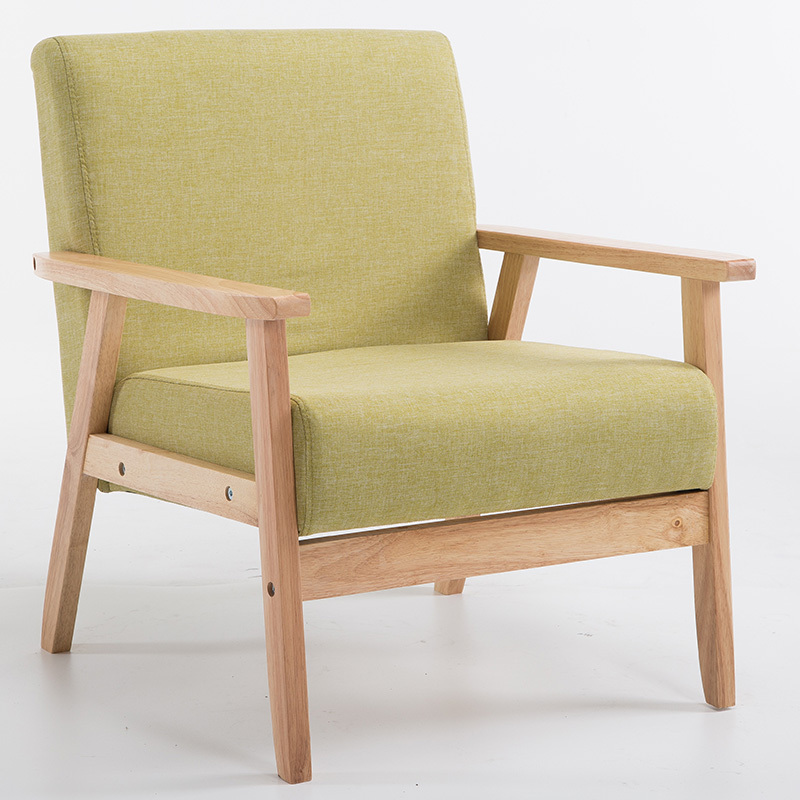 唐臻小户型简约现代布艺沙发日式单人简易办公室沙发椅北欧双三人组合