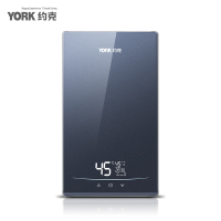 约克(YORK)即热式电热水器YK-G5-88智能变频恒温速热小型家用大水量热水器免储全屏玻璃面板8.8KW