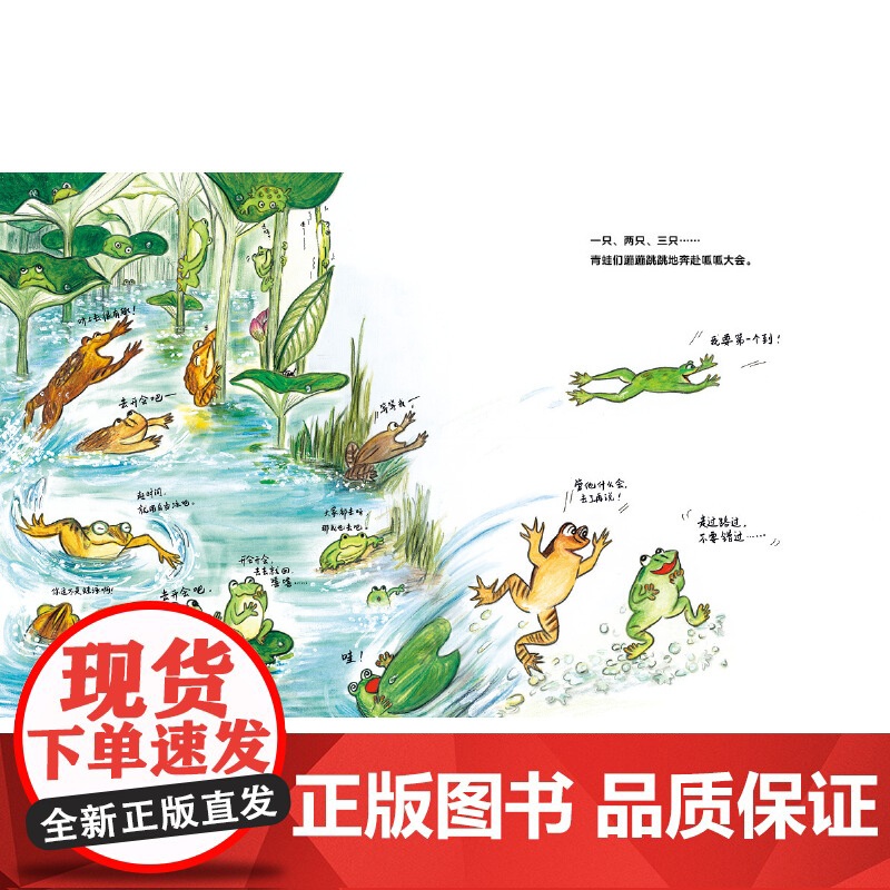 呱呱大会开始啦(“呱噪”中观察感受自然的生生不息)高清大图