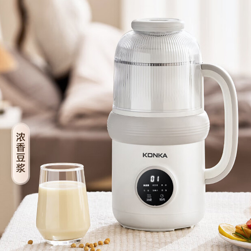 康佳破壁豆浆机0.8L多功能全自动豆浆机KDJJ-0801S(颜色随机)高清大图