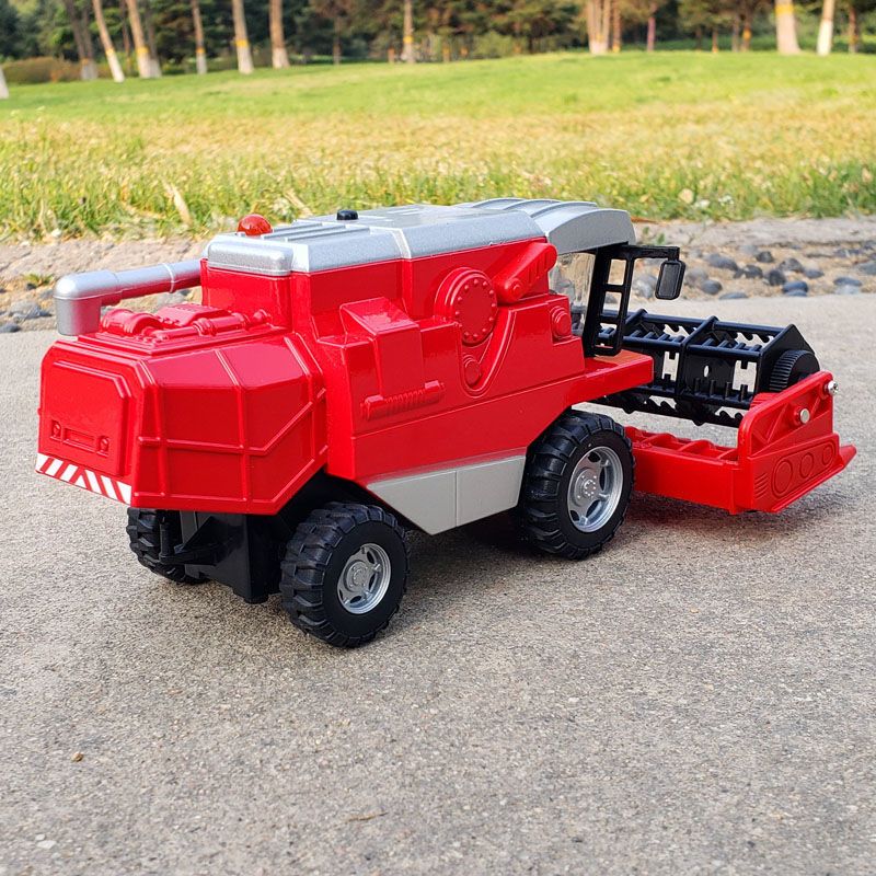 联合收割机合金农用车模型仿真金属模型儿童玩具车小麦玉米收割机