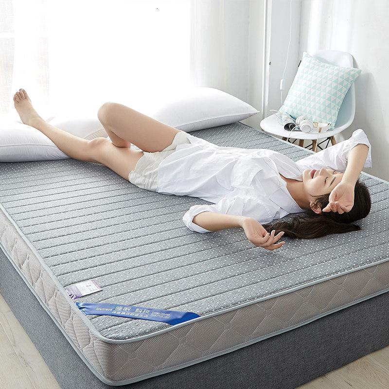 家柏饰(CORATED)泰国乳胶床垫家用单人榻榻米海绵软垫加厚床褥子宿舍租房专用垫被 针织乳胶立体床垫-灰（10公分） 180*200CM【双人床】