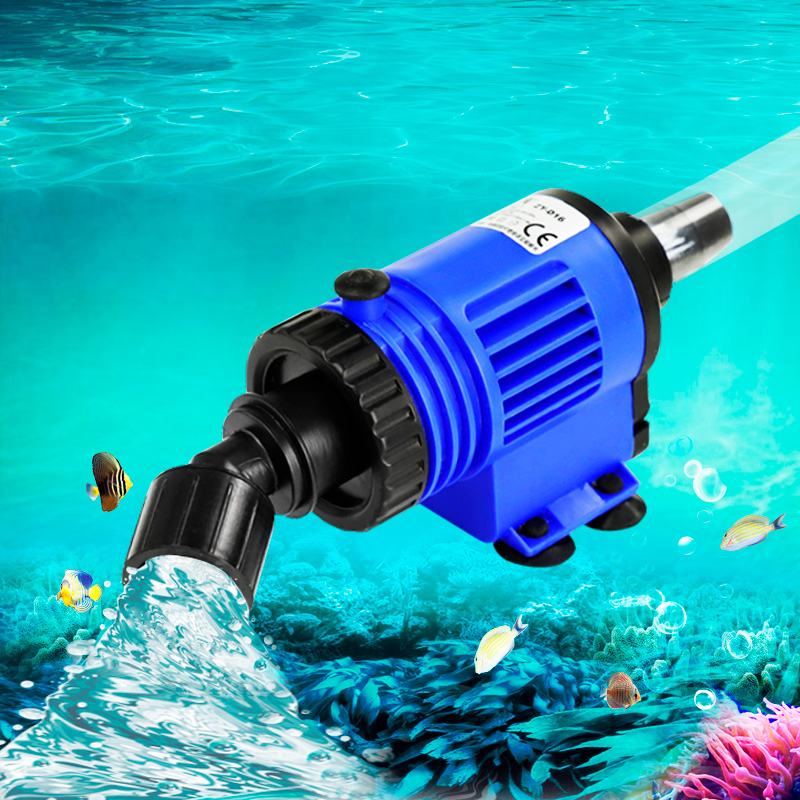 大型鱼缸洗沙换水器清洗工具电动洗砂吸污器吸便器抽粪器自动循环高清大图