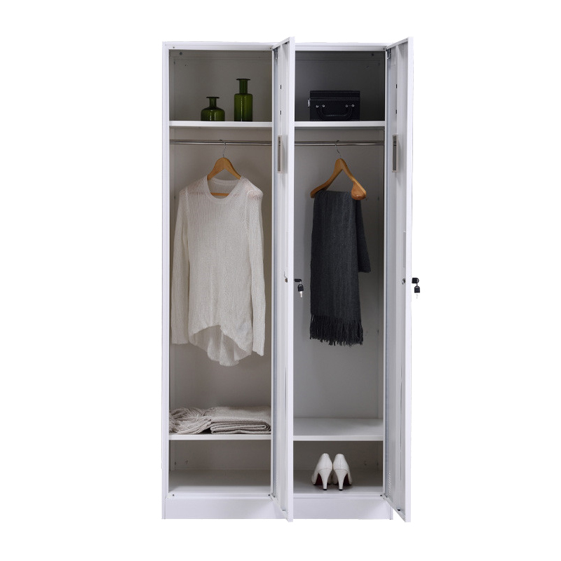 臻远 ZY-GYGC-13拆装更衣柜窄边储物柜 纯白色二门高清大图