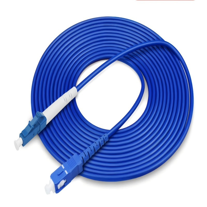 蓝色铠装尾纤 SC-LC 15米 根高清大图