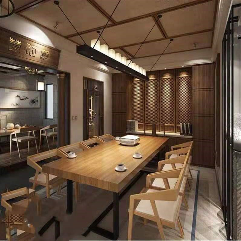 铜林铁艺复古长条桌阅览桌1000*2000*750办公家具 办公桌高清大图