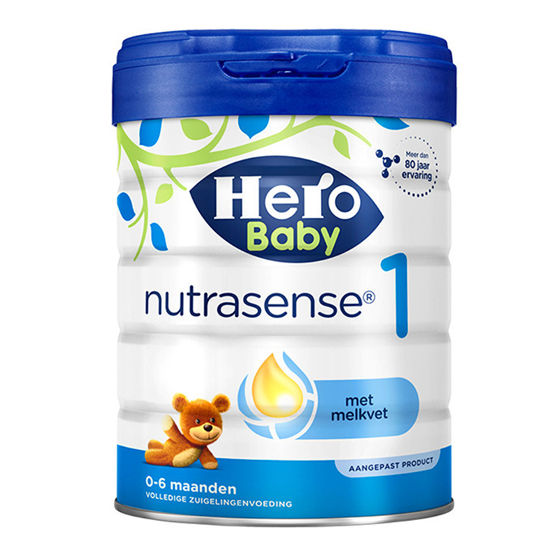 荷兰美素Hero Baby白金版原装进口婴幼儿一段奶粉800g/罐装 宝宝牛奶粉1段 适合0-6个月